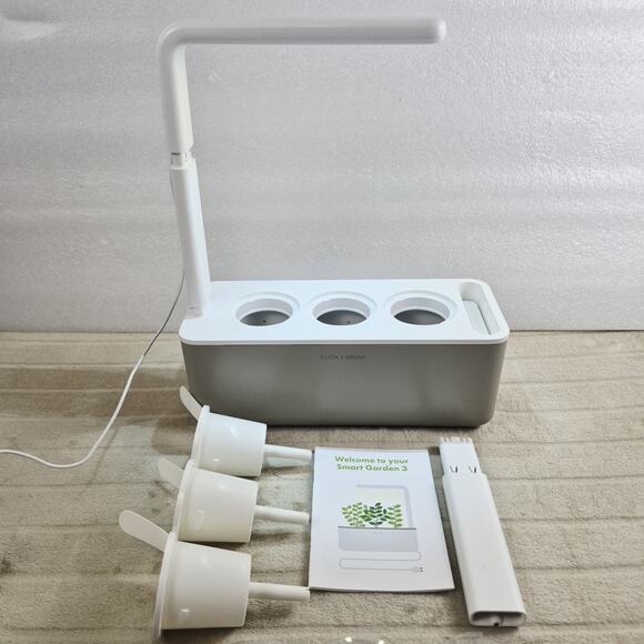 Click & Grow Smart Garden 3 Indoor Herb Kit Tested Works complete set No Box - Picture 1 of 5